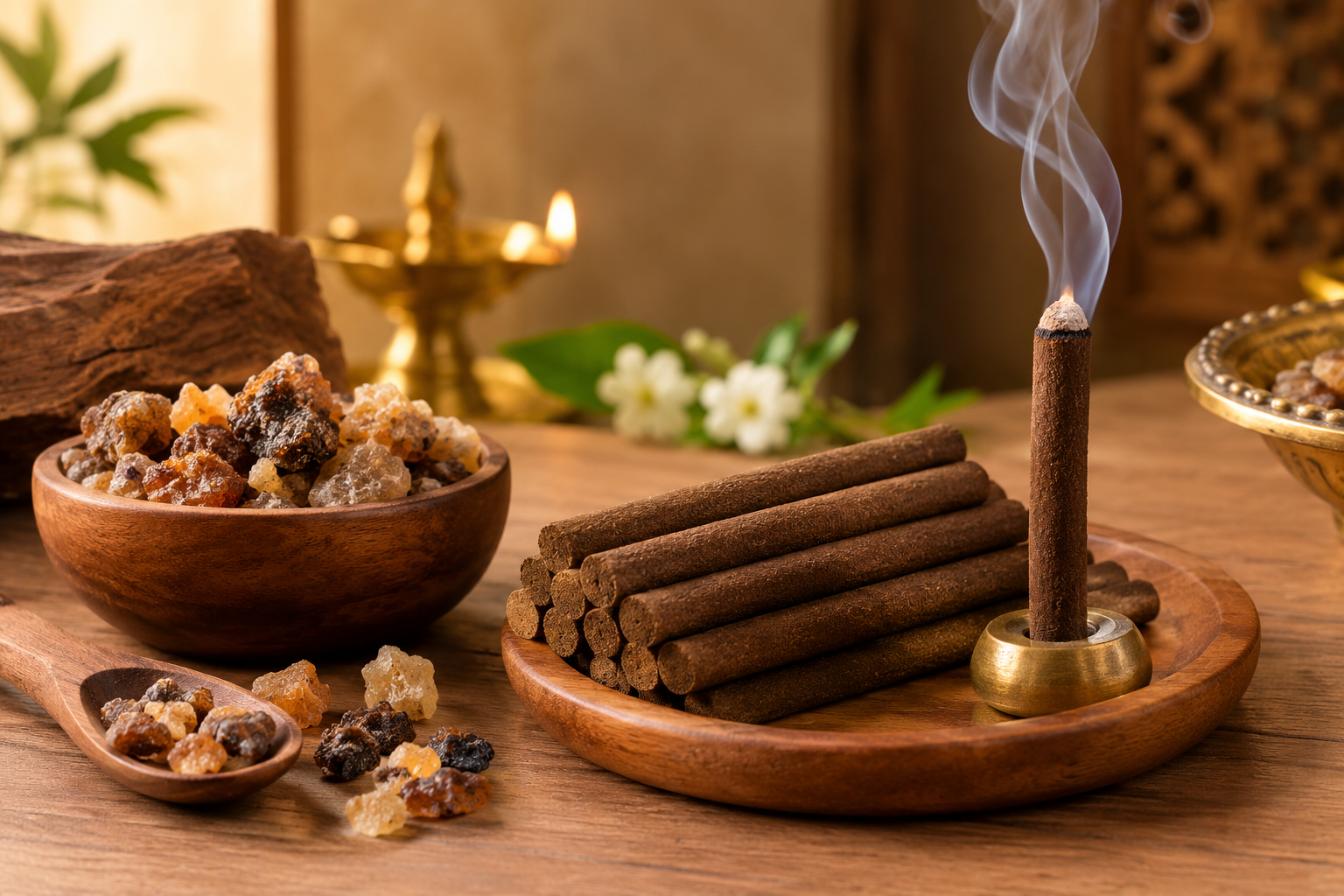 Wood Puja Gugal Dhoop